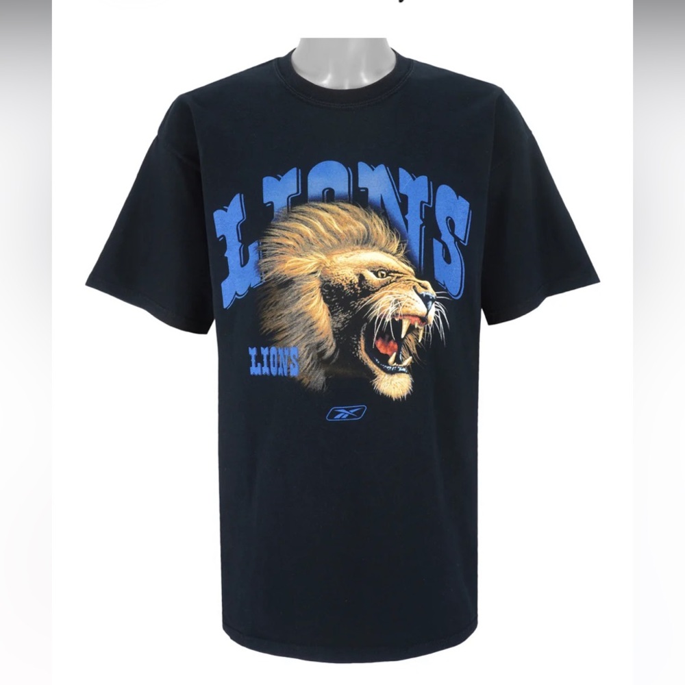 Vintage Rare Y2K Detroit Lions Reebok Men’s 2XL